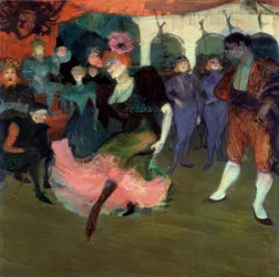 Marcelle Lender Dancing the Bolero of Chilperic