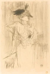 Mlle. Marcelle Lender, Standing, 1895