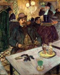 Monsieur Boileau at the Café
