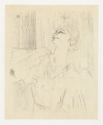 Portrait of Actress Yvette Guilbert in A Ménilmontant de Bruant (Yvette Guilbert: English Series)