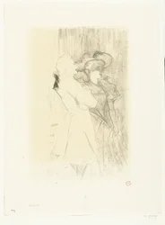 Portrait of Singer Marcelle Lender and Singer Numa Auguez in Operetta La Chanson de Fortunio