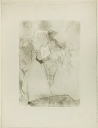 Rear View of Lender Dancing the Bolero in Chilpéric