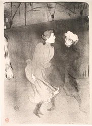 General Rehearsal at the Folies Bergère, Emilienne d