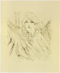 Sarah Bernhardt, from Treize Lithographies