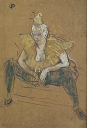 The Clowness Cha-U-Kao Seated, 1895