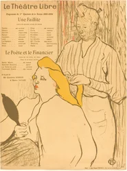 The Hairdresser - Program for the Theatre-Libre, 1893