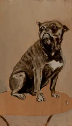 Touc, Seated on a Table