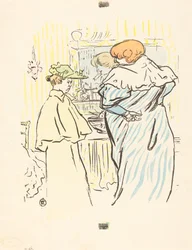 Two Women Before a Mirror