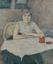 Young Woman at a Table, 