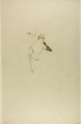Yvette Guilbert, in Colombine to Pierrot