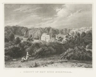View of Rosendael Estate and Castle (Scenes from the Surroundings of Arnhem)
