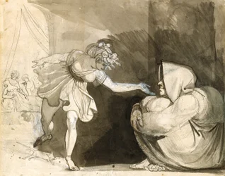 Galinthias Outwits Eileithyia By Announcing The Birth Of Heracles (Verso: Portrait Of Mrs. Fuseli)