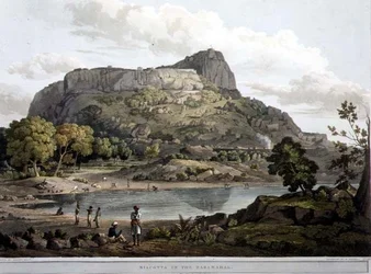 Riacotta in the Baramahal, Plate XII, Engraved by Daniel Havell