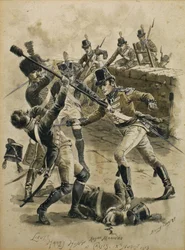 Lieutenant Harry Hunt Royal Marines at Cassis on 18 August 1813