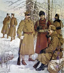 Winter uniforms of the U.S. Army of 1901-07