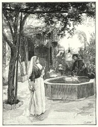 Courtyard of a House in Damascus