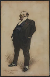 Self-Portrait in the Role of M. Prudhomme, 1873