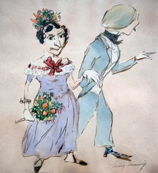 The Couple with the Bouquet