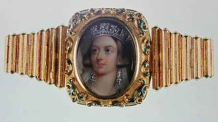 Miniature of Queen Victoria Set in a Gold Bracelet