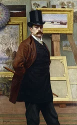 Self Portrait of the Artist in his Studio