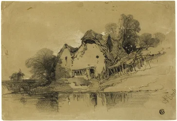 Cottage on Edge of Canal