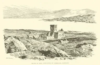 Island of Iona, with Ruins of Cathedral, Scotland