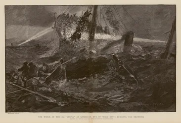 Rescuing the Drowning during the Wreck of SS Utopia, Gibraltar