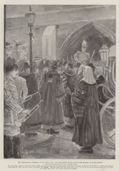 The Proclamation Ceremony within Temple Bar, the Lord Mayor Reading the Letter Brought by Rouge Dragon
