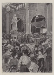 When Jack Comes Home Again, the Naval Brigade of HMS Powerful at the Royal Exchange