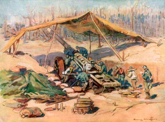 French Artillery Position, France