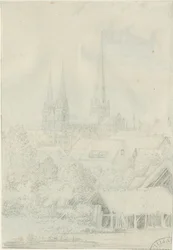 Lichfield Cathedral - South West View