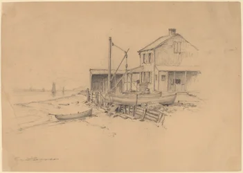 Fishing Boats and Shack