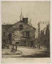Old Houses in the Five Points, 1870 from Scenes of Old New York, 1871