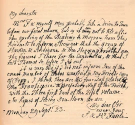 A letter from Henry Fuseli, 29 September 1823