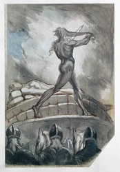 Achilles sacrificing his hair for Patroclus, 1800-5