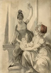 Mother and Her Family in the Country