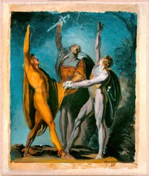 Sketch for Oath on the Rütli (detail)