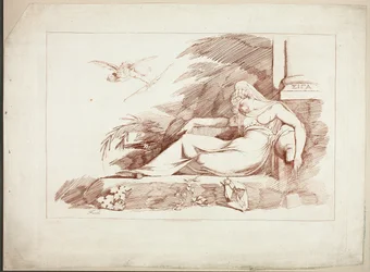 Sleeping Woman with a Cupid