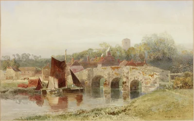 Village with Bridge