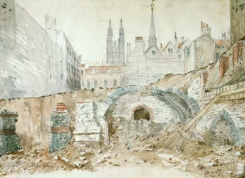 Parts of late 1st-early 2nd century basilica in the City of London