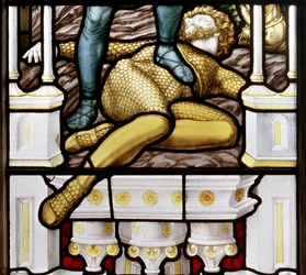 David and Goliath (detail)