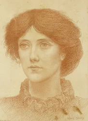 Portrait of Mrs Wheeler, Bust Length