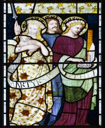 St Cecilia, St Agnes & St George, c.1872