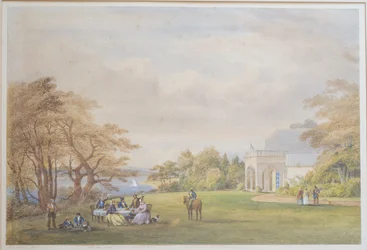 Drummond Family at Bournehill Cottage, 1858