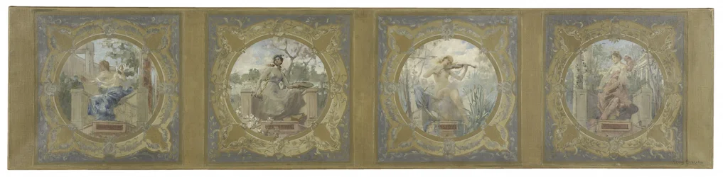 Sketch for the Lobau Gallery at Paris City Hall: The Arts