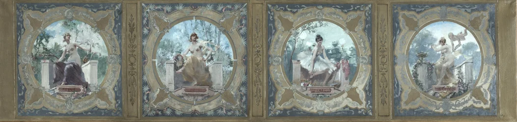 Sketch for the Lobau Gallery at Paris City Hall: Poetry. Joy. La Danse. La Grace, in 1890