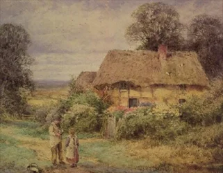 Thatched Cottage in Summer