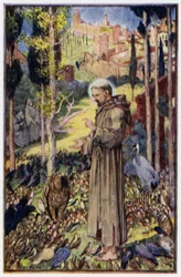 St Francis Preaches to the Birds