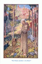 St Francis Preaches to the Birds