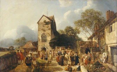 An Old Country Churchyard